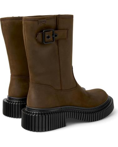 CAMPER BOTAS DE MEDIA CAÑA PIX BERLIN K400807 DE PIEL MARRÓN MARRON001