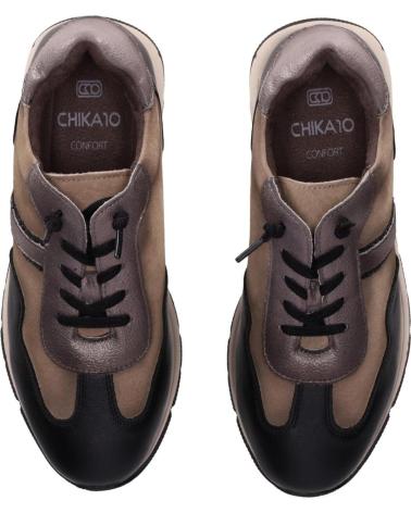 SNEAKERS CHIKA10 STELAR 3802 NERO E GRIGIO NEGRO-BLACK