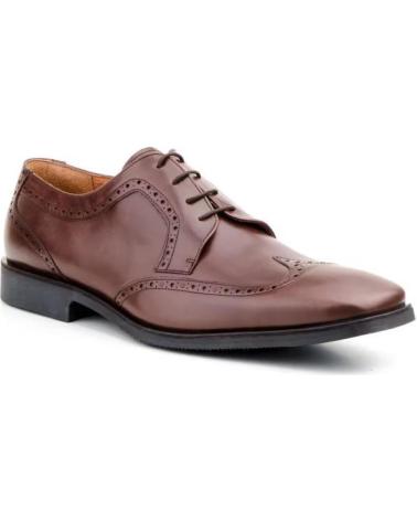 JAM ZAPATO DE VESTIR CLASICO PARA HOMBRE MODELO 1400 TALLAS ESPE MARRóN