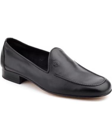 NIKKOE MOCASINES DE PIEL PARA HOMBRE CALZADO ELEGANTE Y COMODO TALL NEGRO