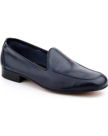 NIKKOE MOCASINES DE PIEL PARA HOMBRE CALZADO ELEGANTE Y COMODO TALL AZUL