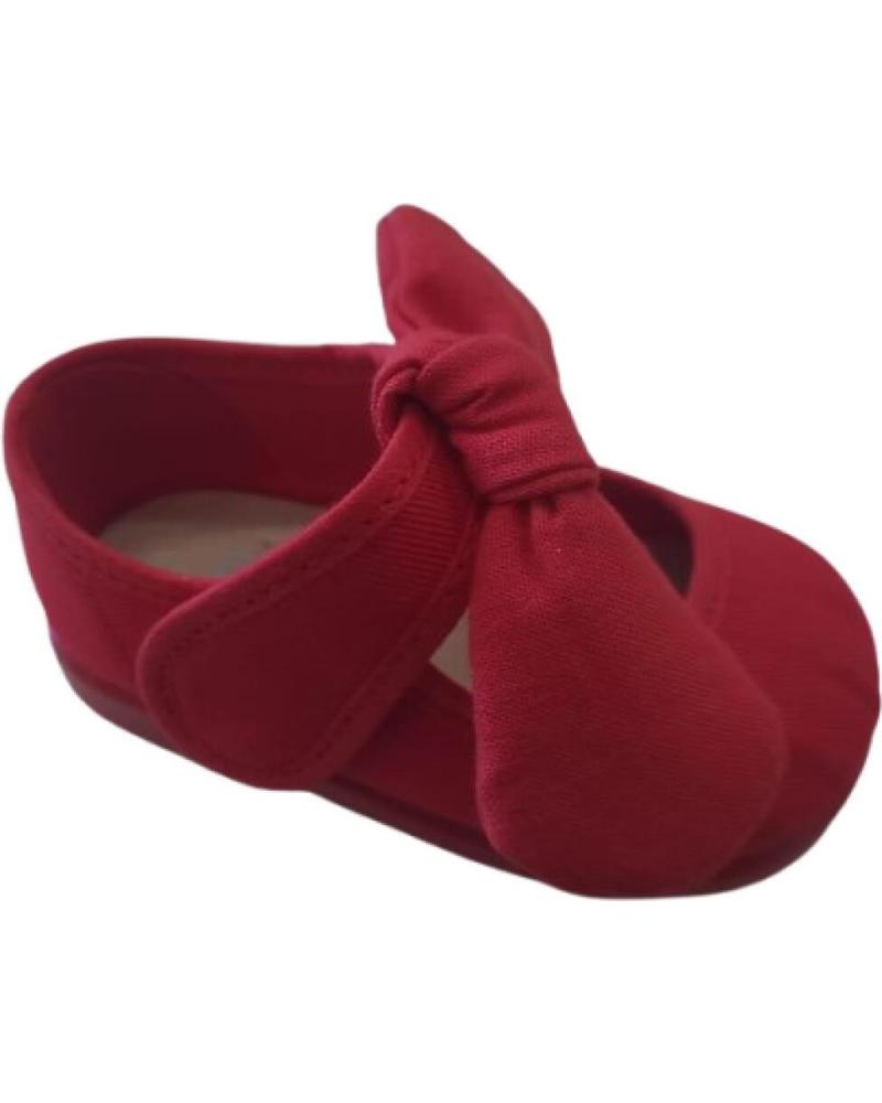 CONDIZ BALLERINA IN TELA ROSSA CON FIOCCO MODELLO 9 ROJO