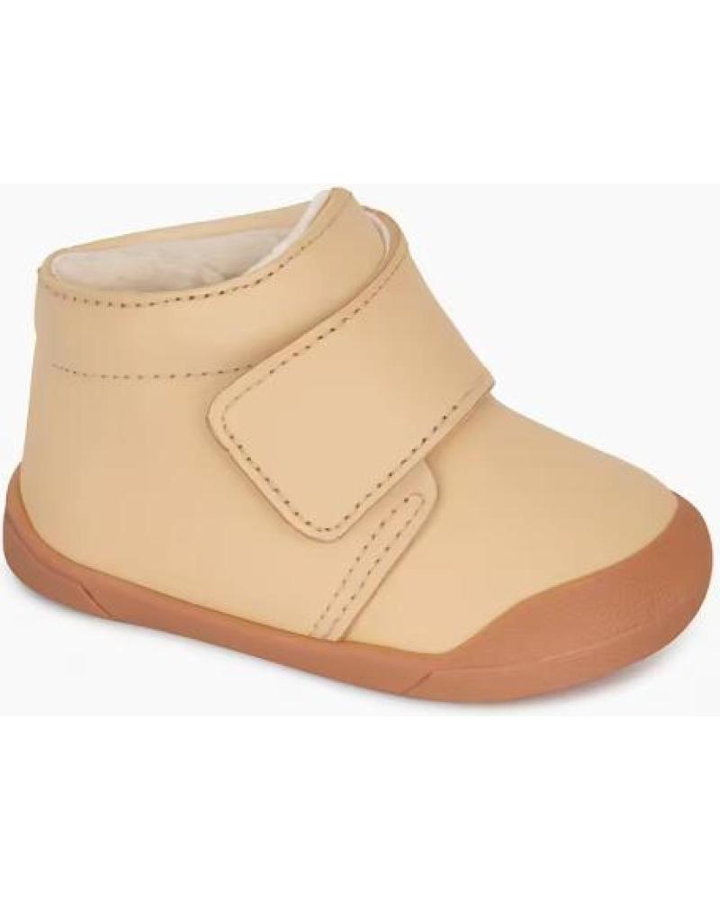 BUBBLE BOBBLE BOTITA BAREFOOT INFANTIL RESPETUOSA  CALZADO FLEXIBLE MODE MARRóN