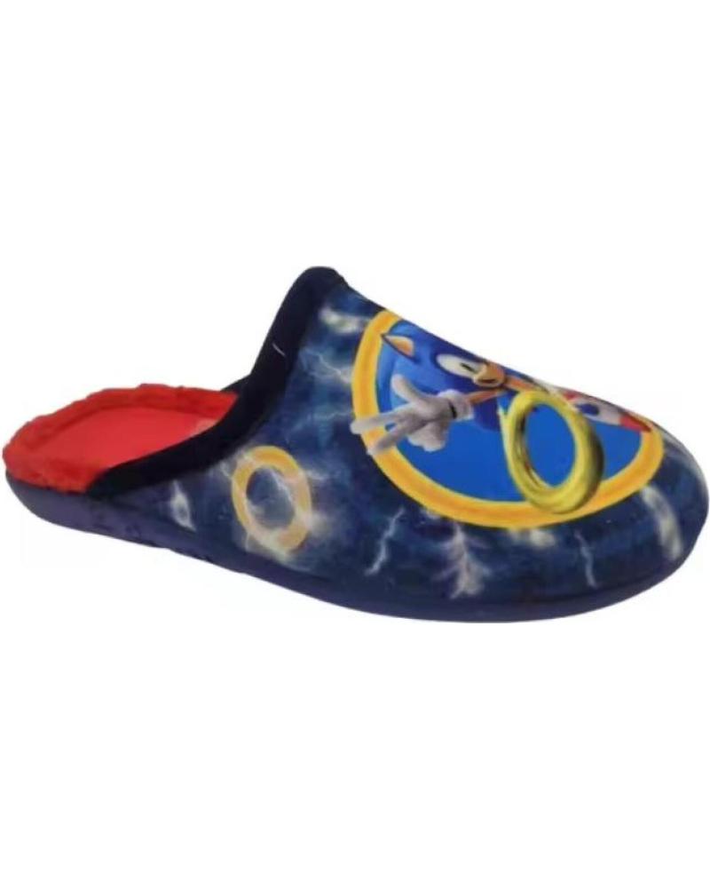 ZAPATILLAS DE CASA INFANTILES MICHU SONIC MODELO 7184 - AZUL AZUL