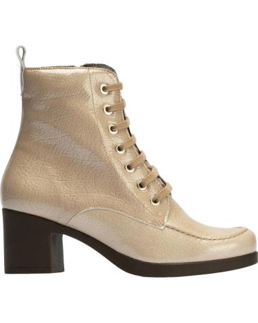 STIVALETTO MILITARE PITILLOS IN VERNICE SABBIA ARENA