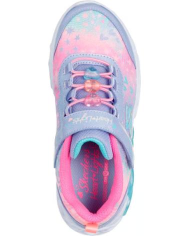 SKECHERS ZAPATILLAS INFINITE HEART LIGHTS HEARTS MORADO MORADO
