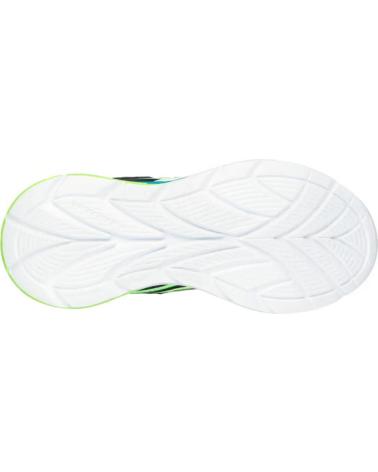 SKECHERS 400139L NEGRO AZUL VERDE NEÓN NEGRO-AZUL