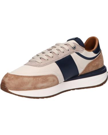 PEPE JEANS SNEAKER BUSTER SERIE M PMS600008 COGNAC MIT BLAUEN DETAILS 879COGNAC