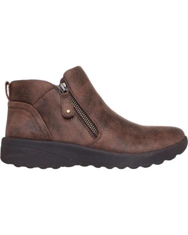 SKECHERS 158952 BROWN ANKLE BOOTS WITH ZIPPER MARRON