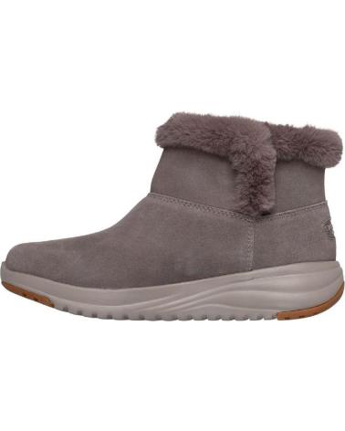 SKECHERS 144775 TAUPE SUEDE ANKLE BOOTS TAUPE
