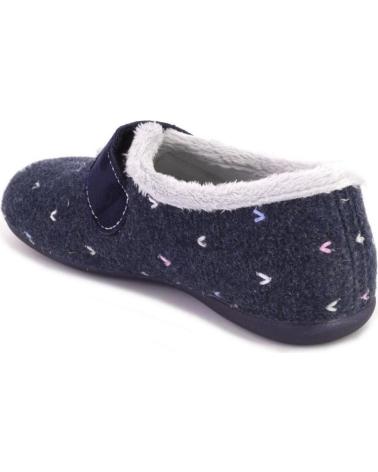 CABRERA 3202 PANTOFOLE BLU NAVY CON CHIUSURA A STRAPPO AZUL MARINO