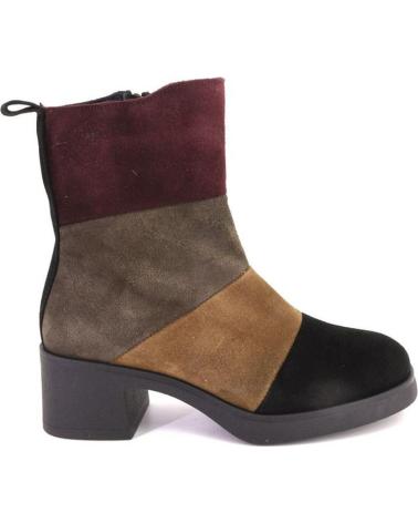 KAMINA S1202 BOTINES DE ANTE SERRAJE MULTICOLOR MULTICOLOR