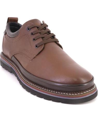 SCARPE STRINGATE IN PELLE CUOIO MARRONE ZEN 480002 CUERO