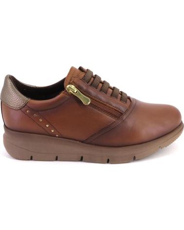 KAOLA 6145 - ZAPATOS DE PIEL CUERO CON CREMALLERA Y CORDONES CUERO