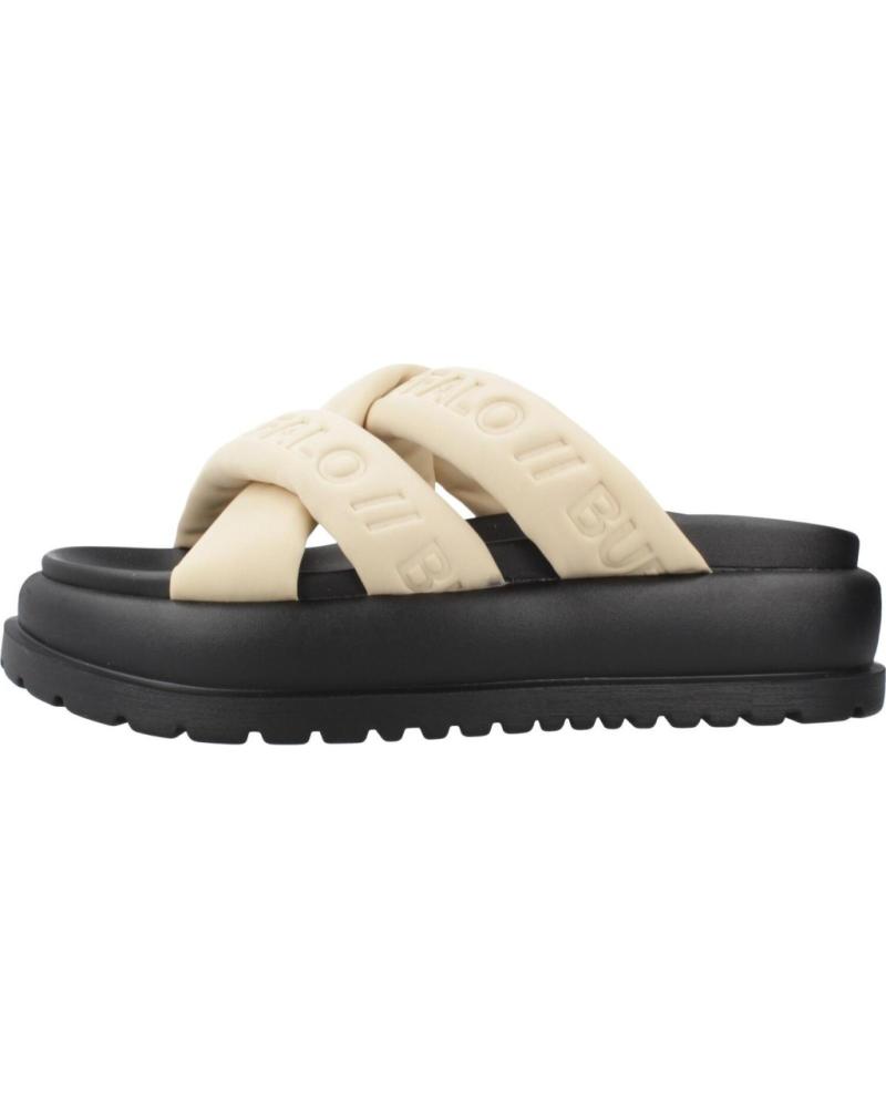 BUFFALO SANDALIAS MUJER MODELO RAYA ARI STUD VEGAN COLOR NUDE CRMBLK