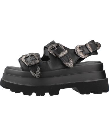 BUFFALO SANDALIAS MUJER MODELO ARI WEST COLOR NEGRO BLACK