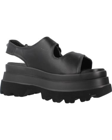 BUFFALO SANDALIAS MUJER MODELO ARI WEST COLOR NEGRO BLACK