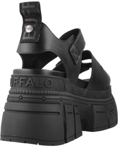 BUFFALO SANDALIAS MUJER MODELO GOSPHER COLOR NEGRO BLACK