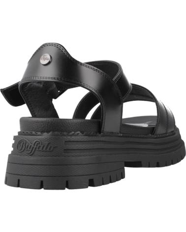 BUFFALO SANDALIAS MUJER MODELO LENNOX TS COLOR NEGRO BLACK