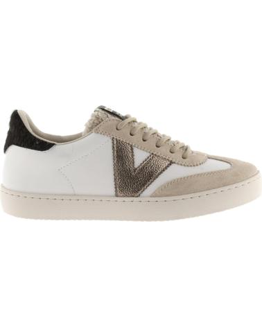 VICTORIA BERLIN CICLISTA 1126222 WHITE AND BEIGE SNEAKERS BEIGE
