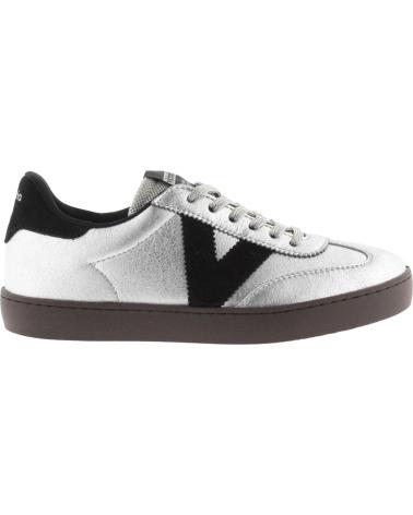 VICTORIA ZAPATILLA MUJER BERLIN CICLISTA METAL SERRAJE 126226 PLATEADO