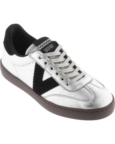 VICTORIA ZAPATILLA MUJER BERLIN CICLISTA METAL SERRAJE 126226 PLATEADO