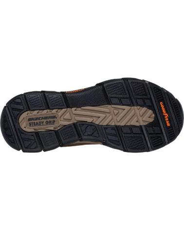 SKECHERS 205176 BROWN LEATHER MARRON