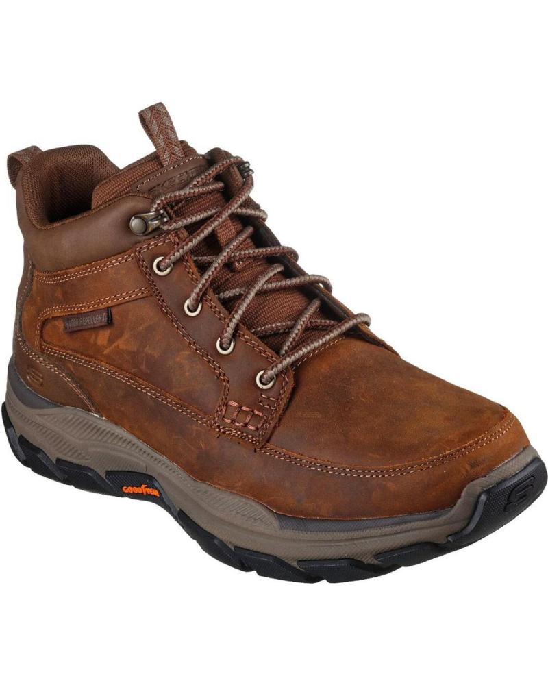 SKECHERS HIKING BOOTS 204454 WATERPROOF LEATHER CUERO