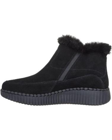 SKECHERS 168108 BLACK SUEDE BOOTS NEGRO