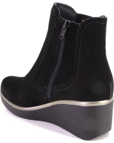 PITILLOS 20237 BOTINS DE CAMURÇA PRETA NEGRO