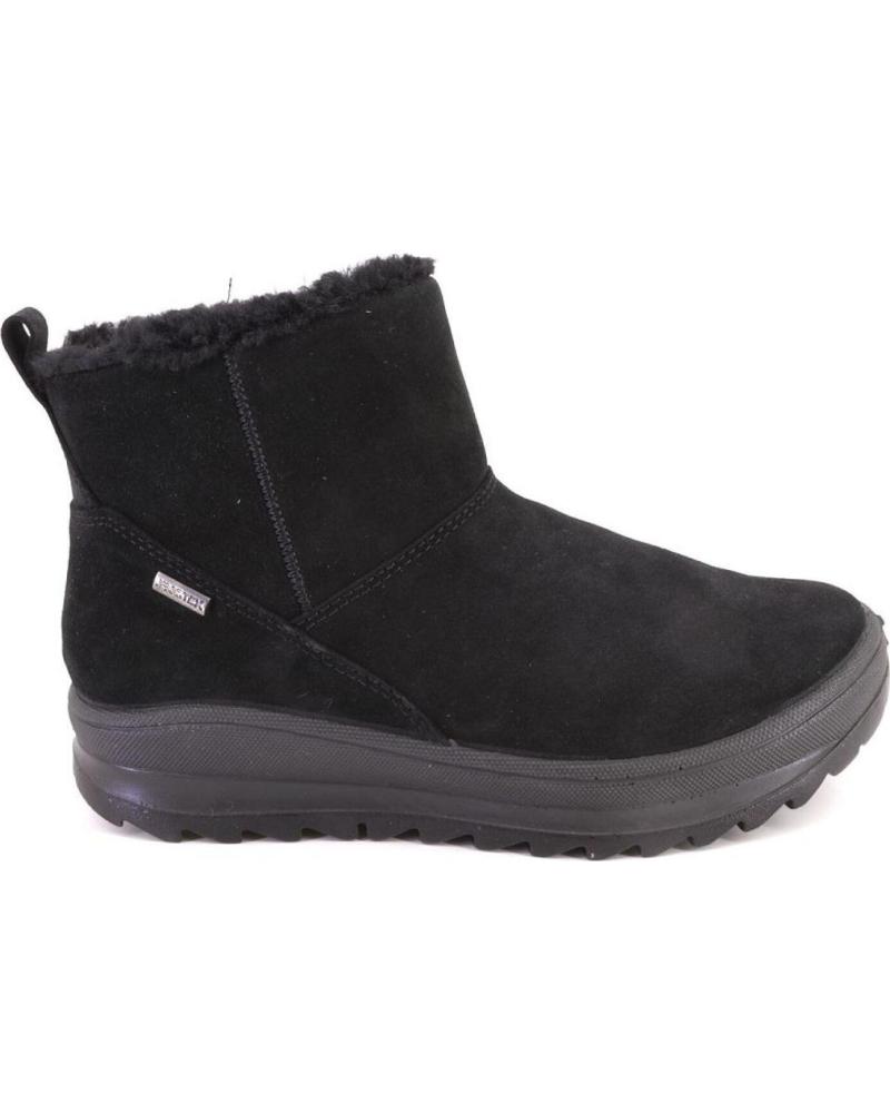 IMAC BOTTINE EN DAIM VELOURS NOIR MODÈLE 859009 NEGRO