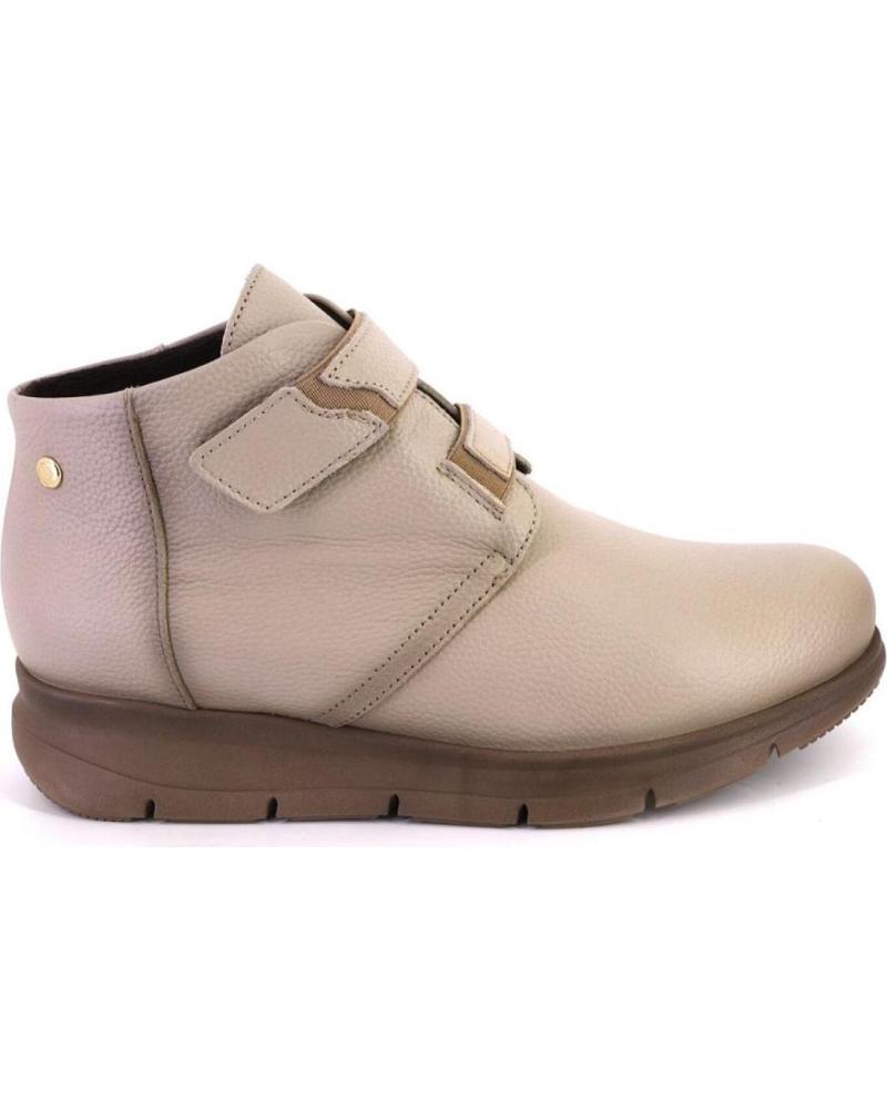 BOTINES DE PIEL TAUPE KAOLA 6144 TAUPE