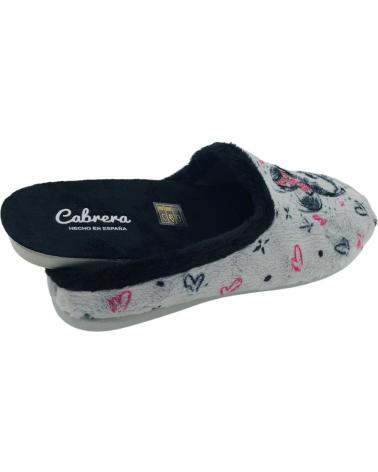 CABRERA ZAPATILLA DE CASA MUJER RATONCITO 3221 GRIS