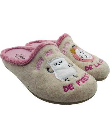 CABRERA ZAPATILLA DE CASA MUJER RELOJ 3209 BEIGE