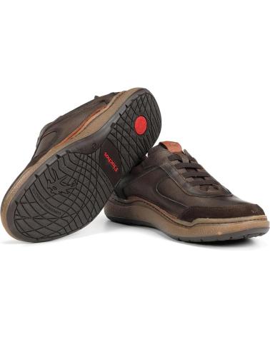 FLUCHOS SCARPA ROCKY F2253 PELLE MARRONE CON LACCIO ELASTICO CAFE