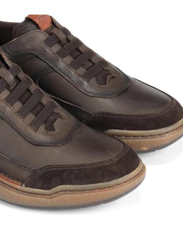 FLUCHOS SCARPA ROCKY F2253 PELLE MARRONE CON LACCIO ELASTICO CAFE