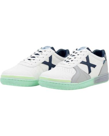 MUNICH G3 KID 1511447 MEHRFARBIGE HALLENFUSSBALLSCHUHE TÜRKIS TURQUESA