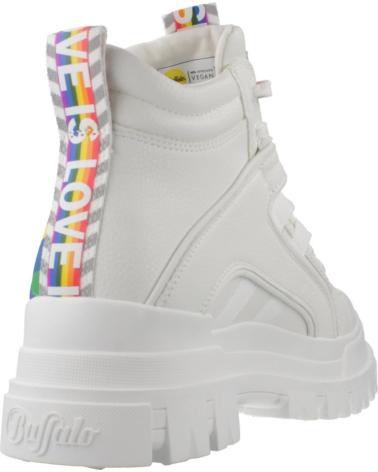BUFFALO BOTAS MUJER MODELO ASPHA NC MID COLOR BLANCO WHTRANBW