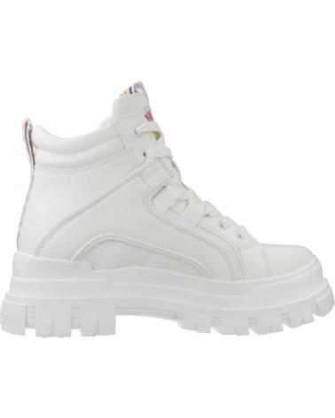 BUFFALO BOTAS MUJER MODELO ASPHA NC MID COLOR BLANCO WHTRANBW