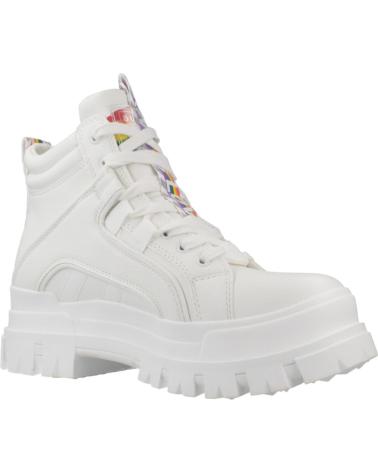 BUFFALO BOTAS MUJER MODELO ASPHA NC MID COLOR BLANCO WHTRANBW