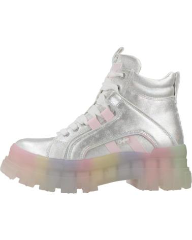 BUFFALO BOTAS MUJER MODELO ASPHA NC MID COLOR PLATA SILVERPM