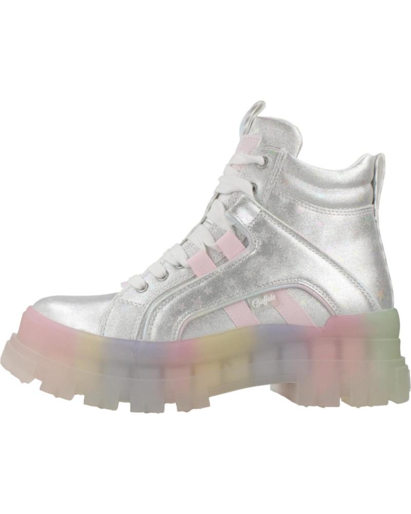 BUFFALO BOTAS MUJER MODELO ASPHA NC MID COLOR PLATA SILVERPM