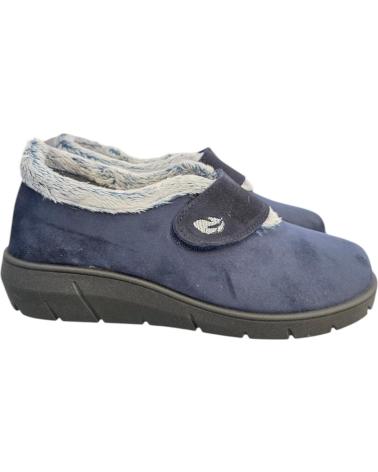 PLUMAFLEX PANTOFOLE 14117 MARINE CON CHIUSURA ADESIVA E FODERA MORBIDA AZUL
