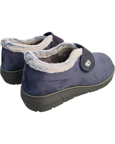 PLUMAFLEX CHAUSSONS 14117 MARINE AVEC FERMETURE ADHÉRENTE ET DOUBLURE DOUCE AZUL