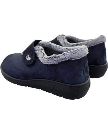 PLUMAFLEX CHAUSSONS 14117 MARINE AVEC FERMETURE ADHÉRENTE ET DOUBLURE DOUCE AZUL