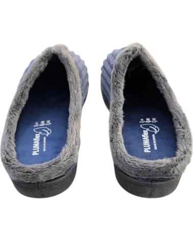 ROAL CHAUSSONS TYPE MULE 12027 MARINE À TEXTURE NERVURÉE AZUL