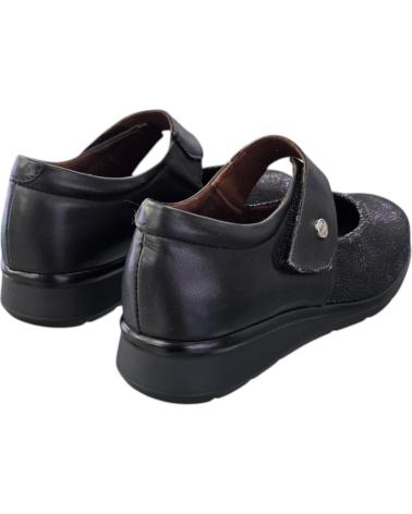 PITILLOS MARY-JANES SPORT 10712 AUS SCHWARZEM LEDER NEGRO