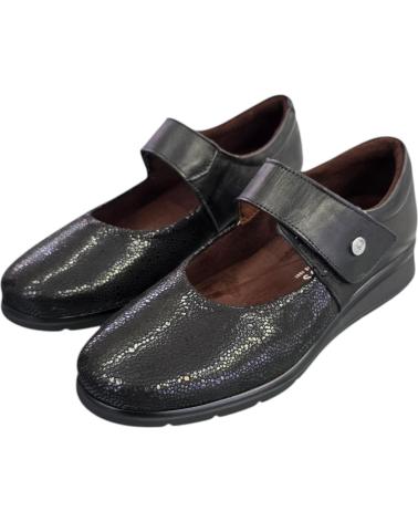 PITILLOS MARY-JANES SPORT 10712 AUS SCHWARZEM LEDER NEGRO