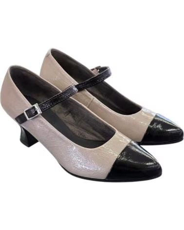 Inicio-PITILLOS-PITILLOS MERCEDITAS BICOLOR 10851 NUDE Y NEGRO CON TACÓN ESCULPIDO-NEGRO