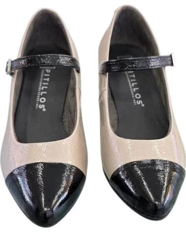Inicio-PITILLOS-PITILLOS MERCEDITAS BICOLOR 10851 NUDE Y NEGRO CON TACÓN ESCULPIDO-NEGRO